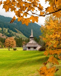 Autumn church Meme Template