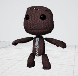 Sackboy T-pose Meme Template