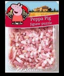 Peppa Pig Jigsaw puzzle Meme Template
