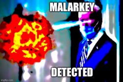 Malarkey detected Meme Template