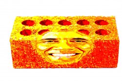 Crunchy Obama brick Meme Template
