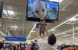 Walmart monitor Meme Template