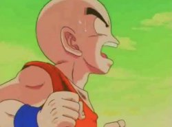 Krillin Yelling Meme Template