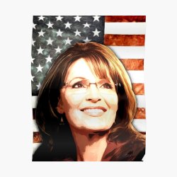 Sarah Palin flag Meme Template