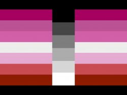 Homoflexible lesbian flag Meme Template