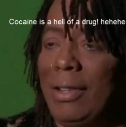 Rick James cocaine is a hell of a drug hehehe Meme Template