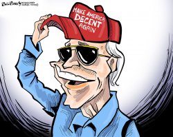 Joe Biden Make America Decent Again Meme Template