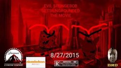 Evil SpongeBob Gets Ungrounded Movie Meme Template