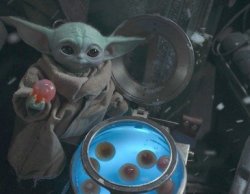 Baby Yoda eggs Meme Template