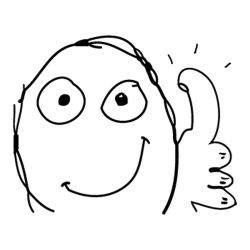 Thumbs Up Rage Face Meme Template
