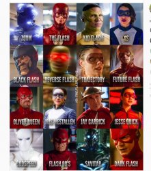 all the speedsters Meme Template