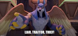 Liar, Traitor, Thief! Uberjackal meme template Meme Template