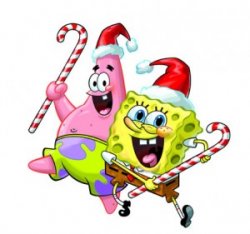 SpongeBob Christmas Meme Template