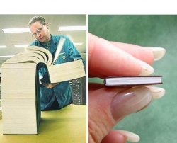 Thick Book, Thin Book Meme Template