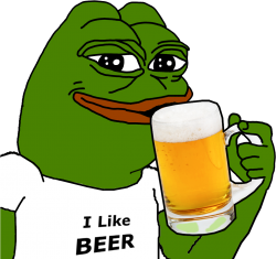 Beer Pepe Meme Template