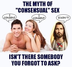 The myth of consensual X Meme Template