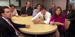 The Office meeting Meme Template