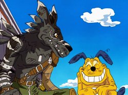 Digimon - Laughing Doggymon. Meme Template
