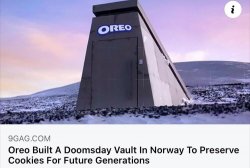 Oreo Doomsday Vault Meme Template