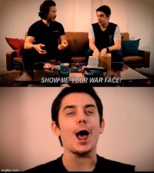Ethan's War Face (Unus Annus) Meme Template