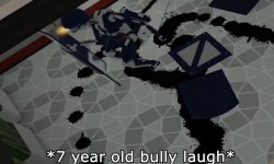 7 yr old bully laugh Meme Template