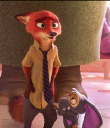 Nick Wilde oh crap Meme Template