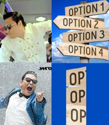 Psy Doesn't like Meme Template