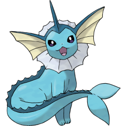 Vaporeon Transparent Meme Template