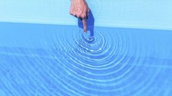 Finger creates ripples in pool Meme Template