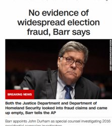 william barr fraud Meme Template