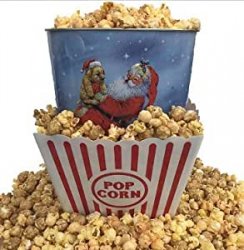 Santa popcorn Meme Template