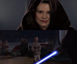 Gretchen Whitmer kills Younglings Meme Template