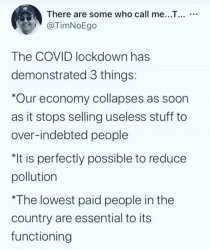 Covid lockdown economy Meme Template