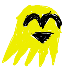 Sunbeam the yellow ghost transparent Meme Template