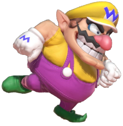 Wario running Meme Template