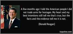 Ronald Reagan quote Iran-Contra Meme Template