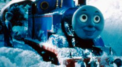 thomas in the snow Meme Template