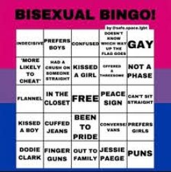 bisexual bingo card Meme Template