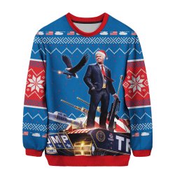 Trump Christmas Sweater Meme Template