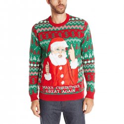 Make Christmas Great Again sweater Meme Template