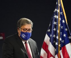 William Barr flag Meme Template