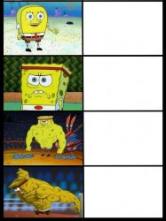 SpongeBob Gets Buffer Meme Template