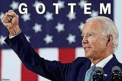 Joe Biden Gottem 2 sharpened + jpeg degrade Meme Template