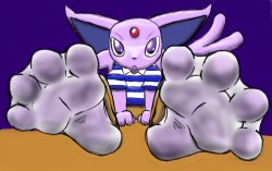 Espeon Psychic Toes Meme Template