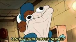 *angry sock puppet noises* Meme Template