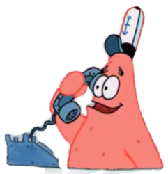 Patrick on the phone Meme Template