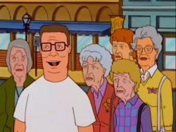 King of the Hill: Old Ladies Meme Template