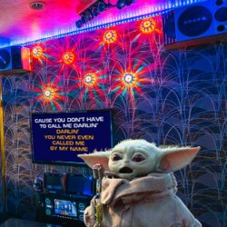 Grogu Baby Yoda Karaoke Meme Template