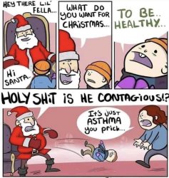 Santa visit Meme Template
