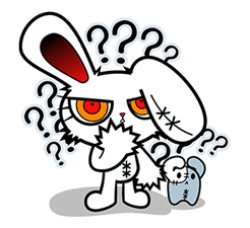 bloody bunny being confused Meme Template